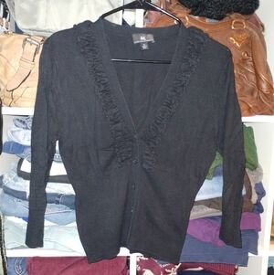 IZ Byer California Jr XL Black Cardigan